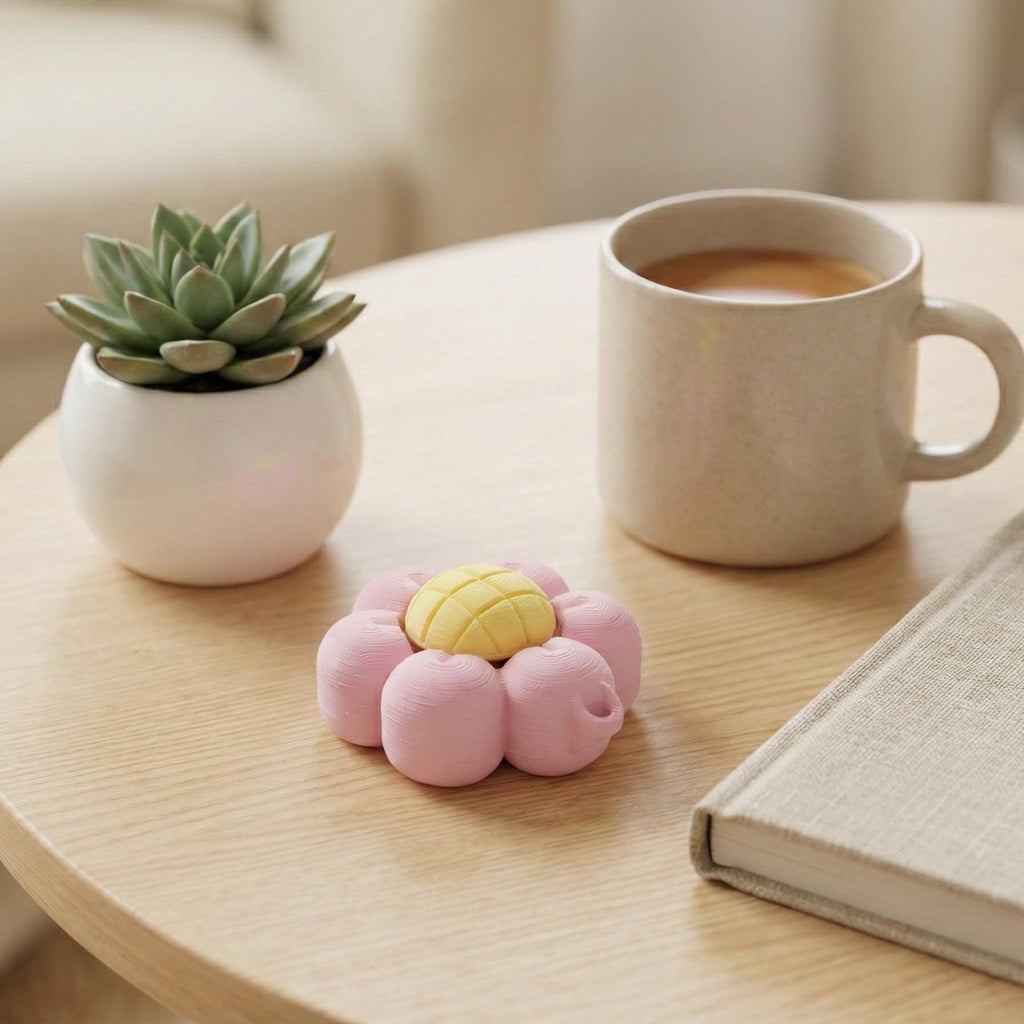 Flower Fidget Clicker Keychain