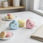 Heart Macaron Fidget Keychain