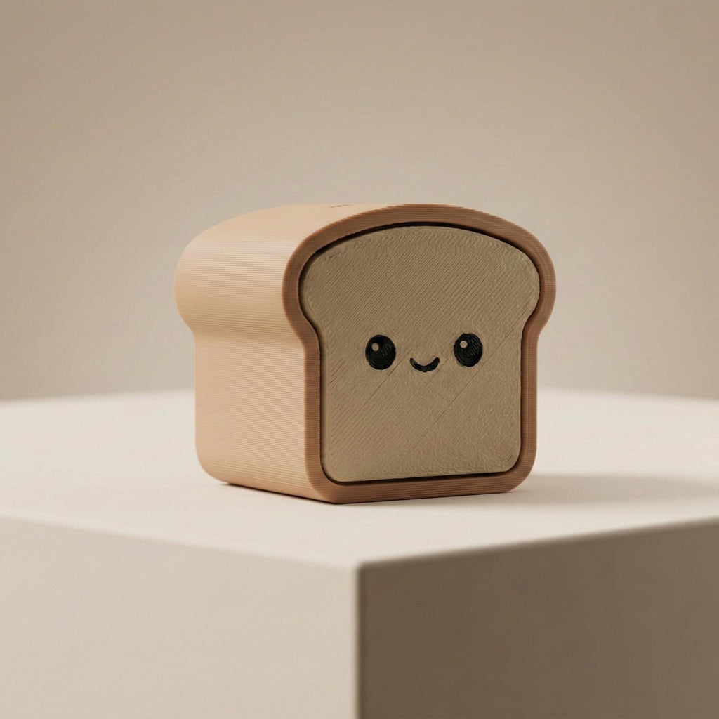 Toast Fidget Clicker Keychain