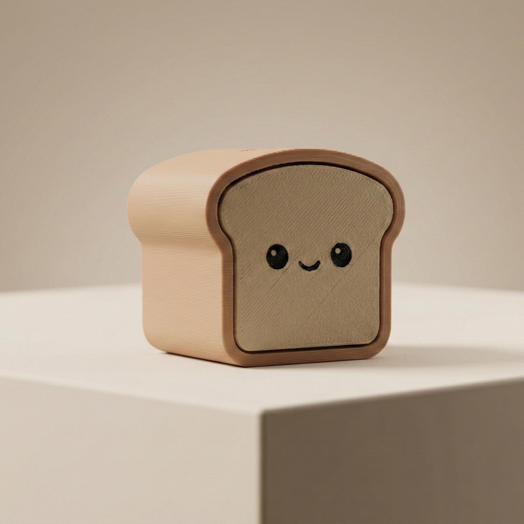 Toast Fidget Clicker Keychain