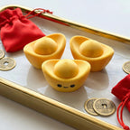 Gold Ingot Yuanbao Fidget Keychain