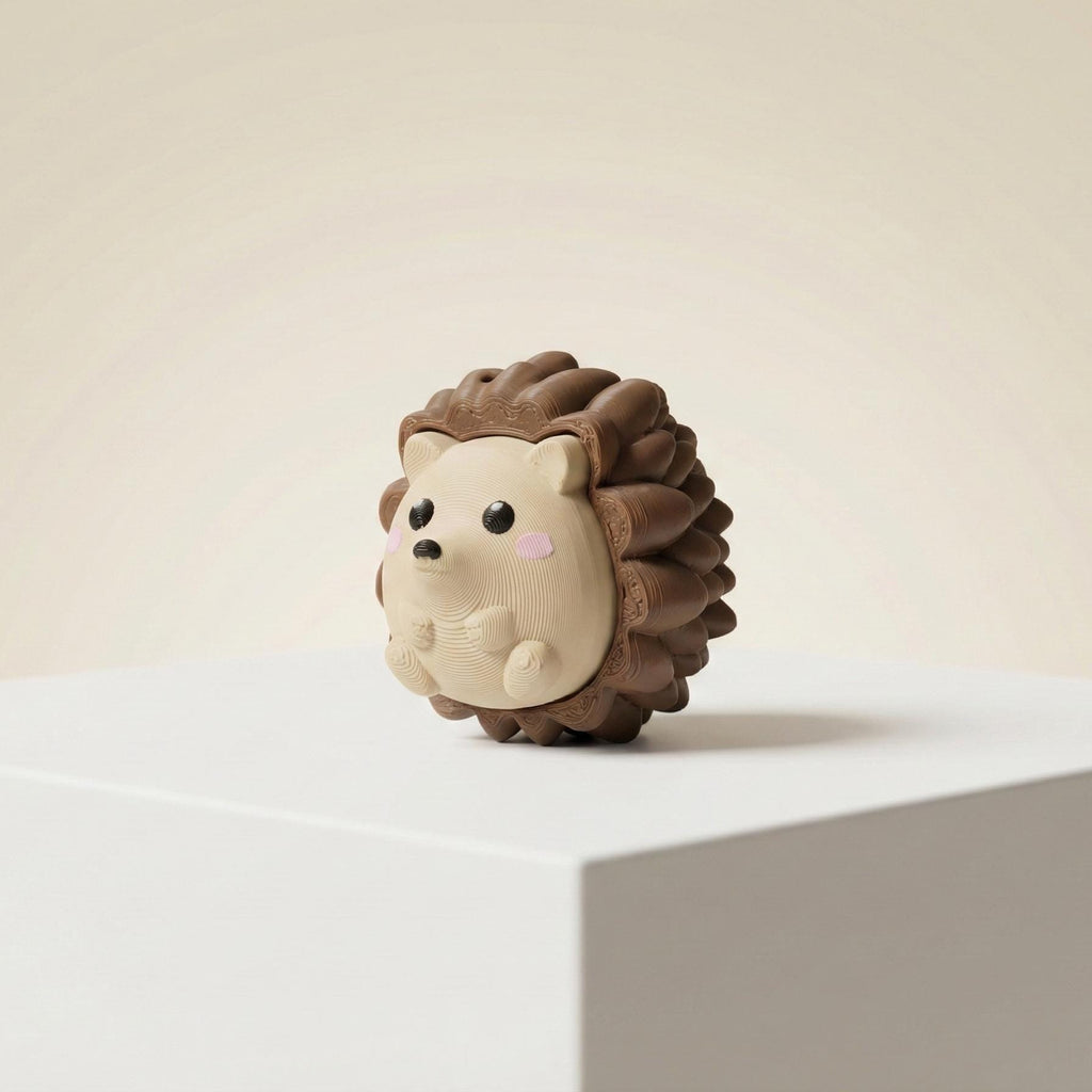 Hedgehog Fidget Clicker Keychain