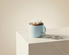Hot Chocolate Fidget Clicker Keychain