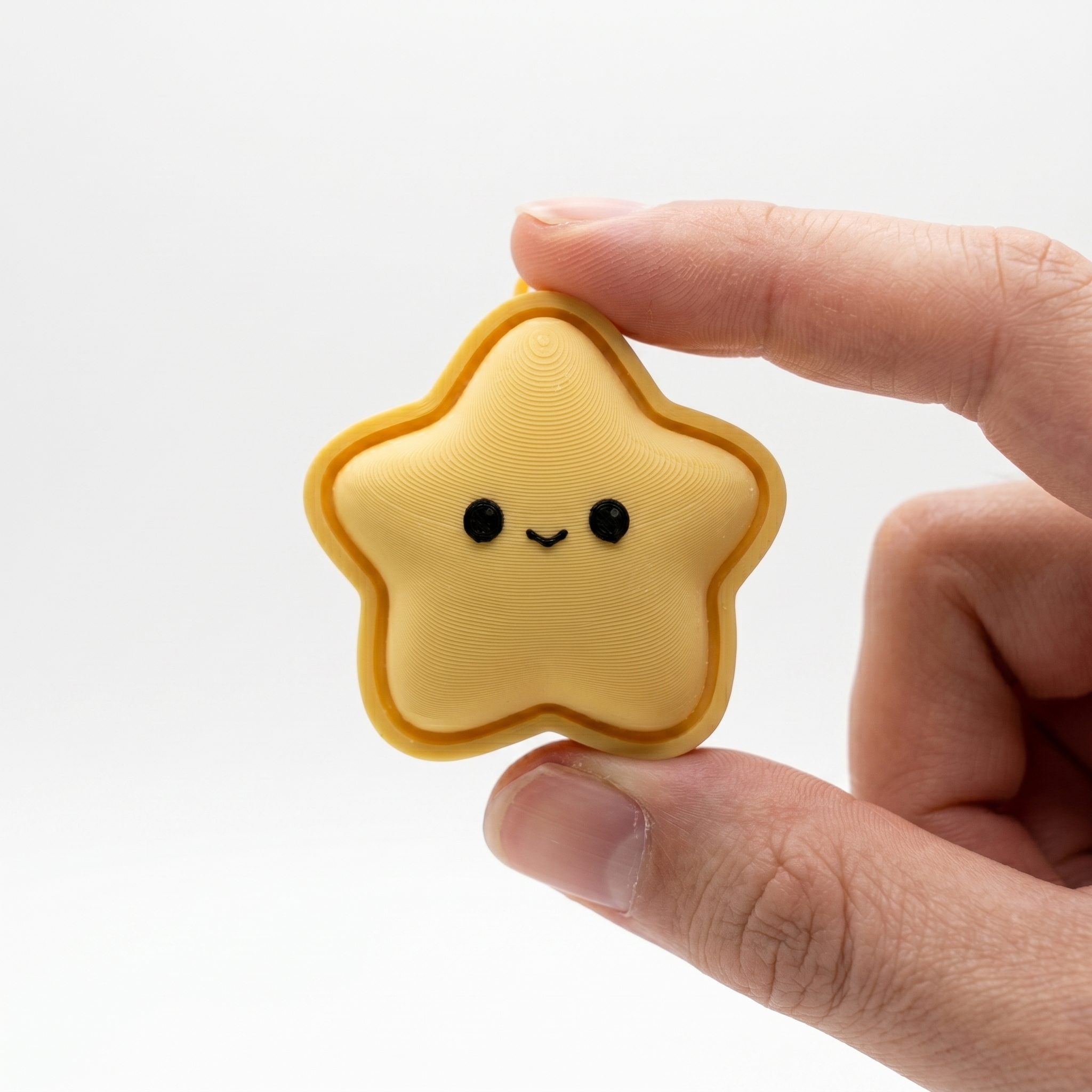 Star Fidget Clicker Keychain