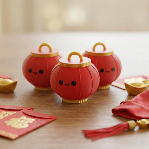 Chinese Lantern Fidget Keychain