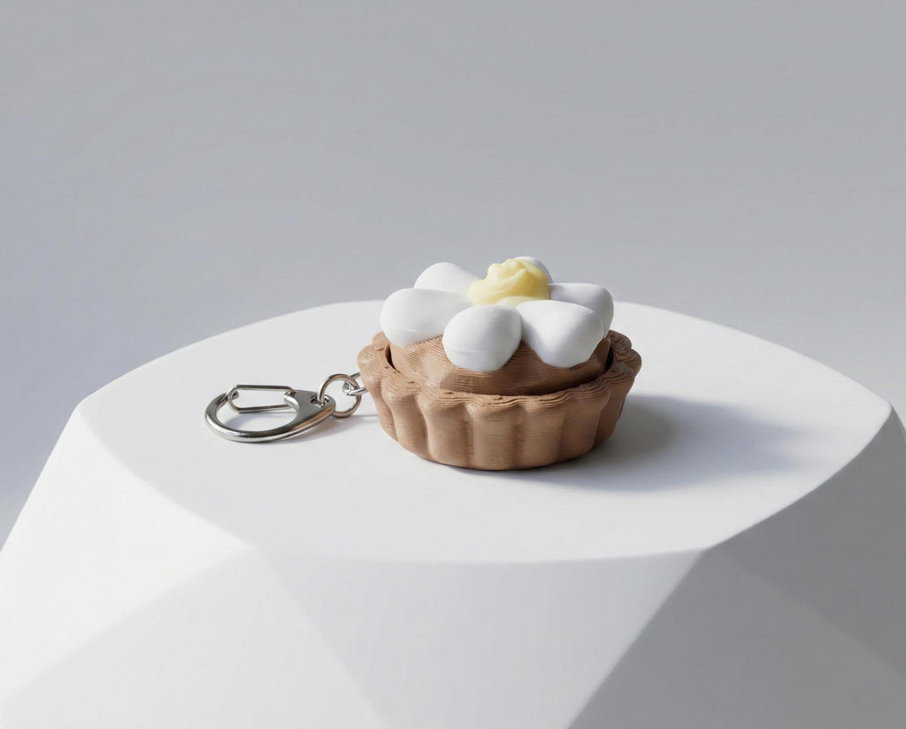 Tappy Tart Fidget Clicker Keychain