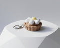 Tappy Tart Fidget Clicker Keychain
