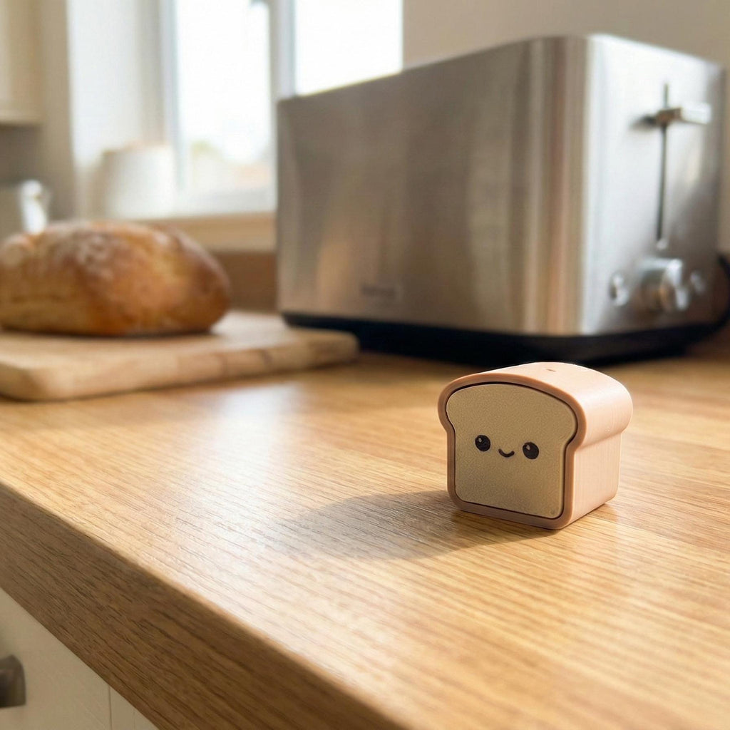 Toast Fidget Clicker Keychain