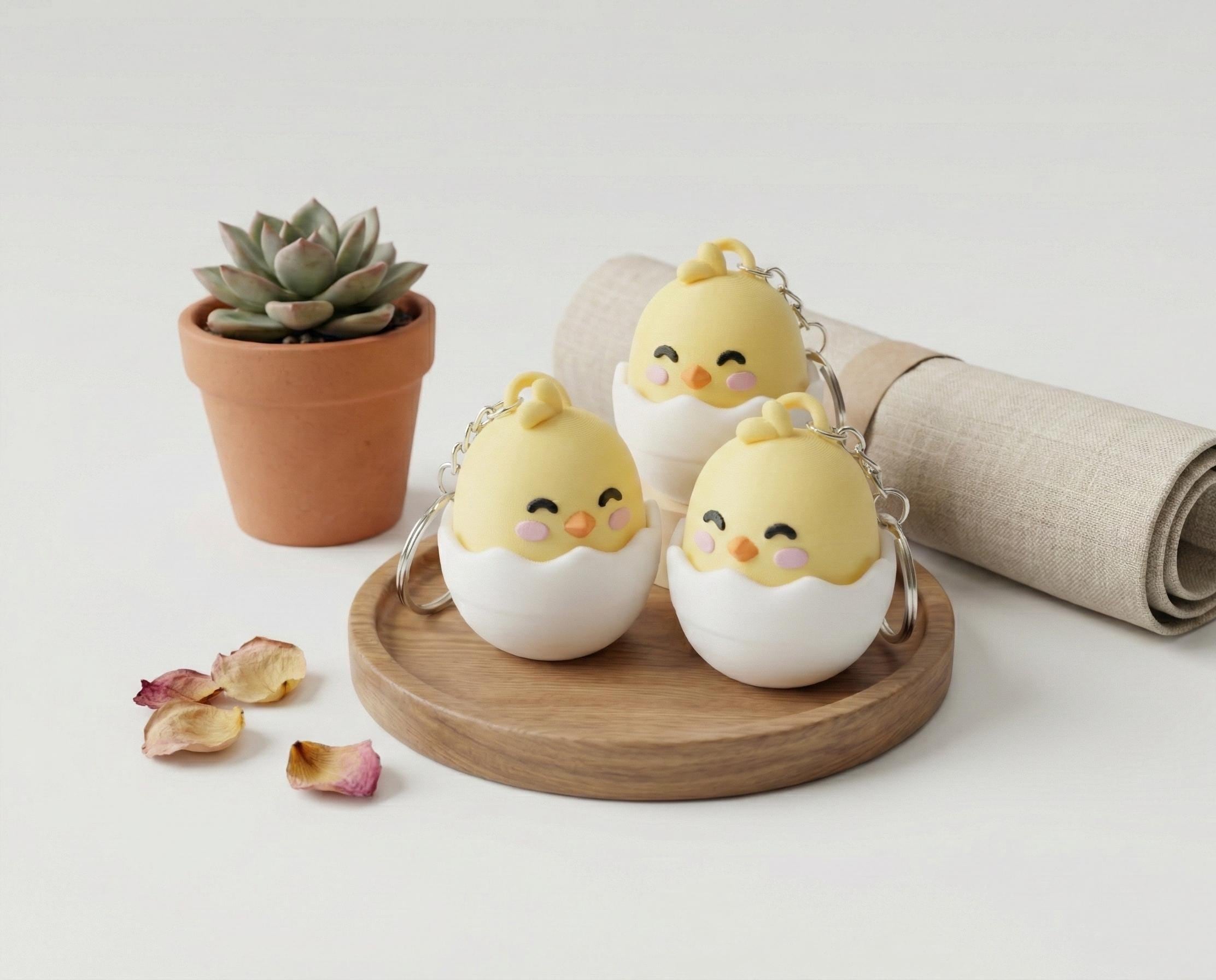 Chick Fidget Keychain